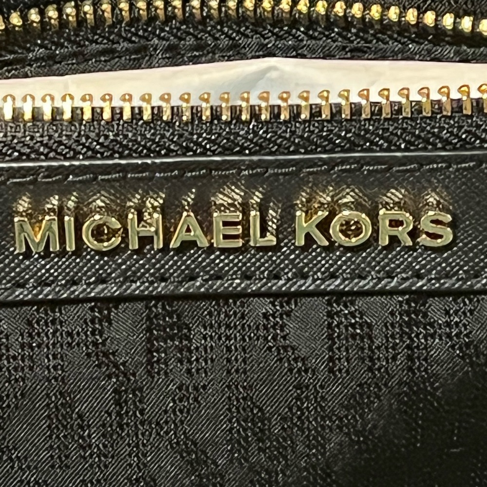 Michael Kors Morgan Backpack Black NWT - Picture 4 of 7